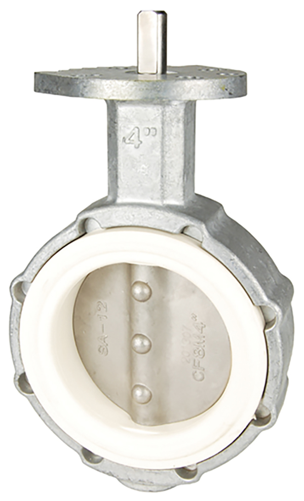 One Piece Aluminum Butterfly Valve with Stainless Steel Disc